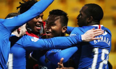 Livingston 0-1 Rangers:  Steven Gerrard sees red as Gers edge closer to Scottish Premiership title