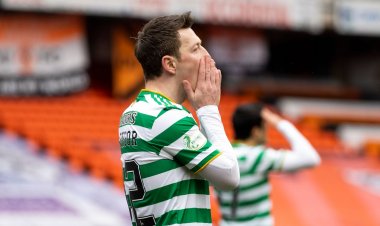 Celtic's Callum McGregor says watching Rangers lift Scottish Premiership trophy will 'fuel our fire'