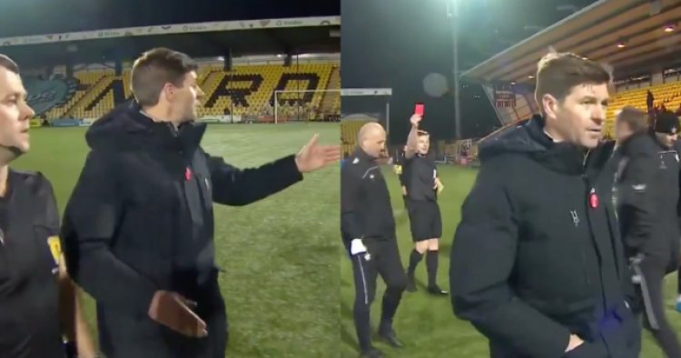 Steven Gerrard could miss Rangers' title winning game after red card | JOE.co.uk