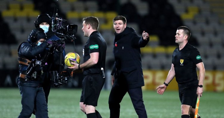 Rangers boss Steven Gerrard let down by more than the ref writes Barry Ferguson