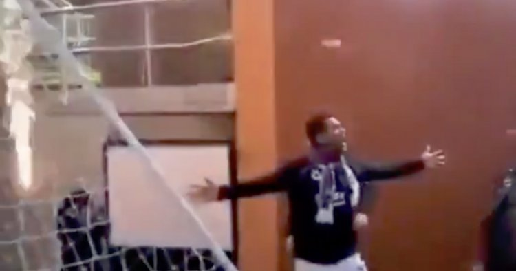 Watch Alfredo Morelos' euphoric Rangers encore as striker braves fireworks