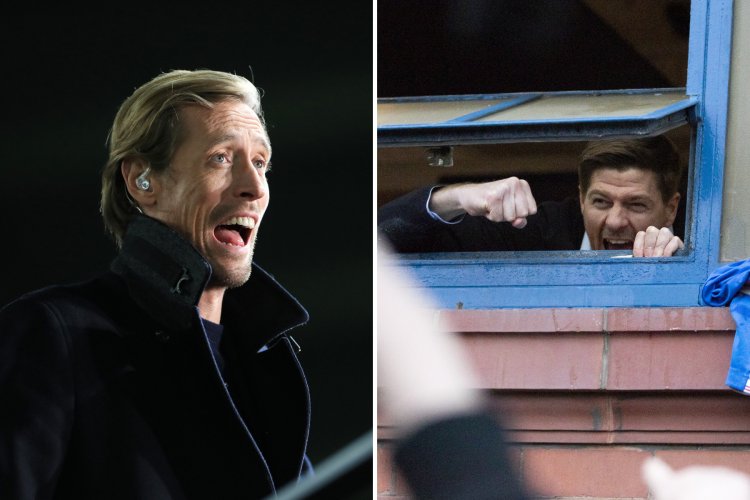 Peter Crouch hails Rangers and Steven Gerrard for 'class' dressing room scenes