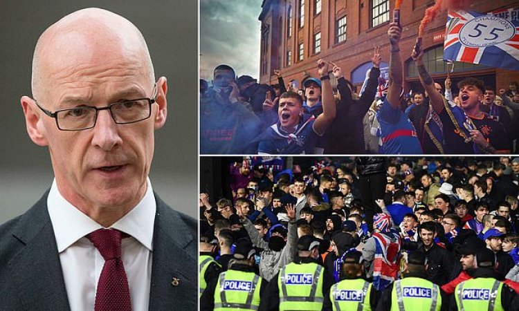 John Swinney slams Rangers for title celebrations
