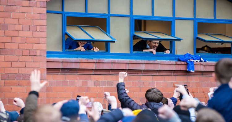 Gordon Parks holds his hands up over his Rangers title prediction