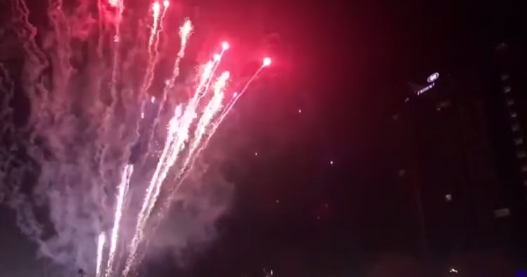Rangers fans welcome Slavia Prague with '2am firework display' outside hotel