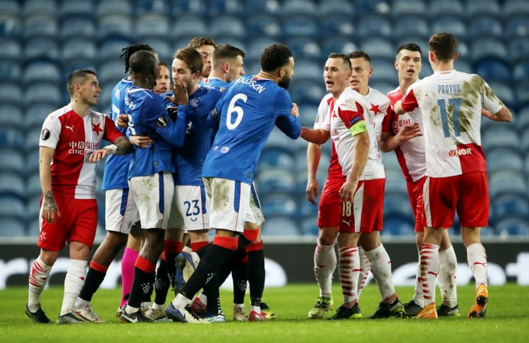 Slavia release statement after Gers match