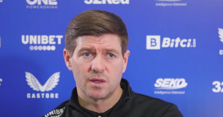 Every word of Steven Gerrard's Rangers press conference