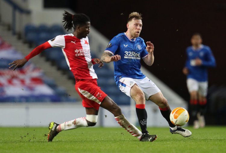 Gers fans slam Arfield vs Slavia