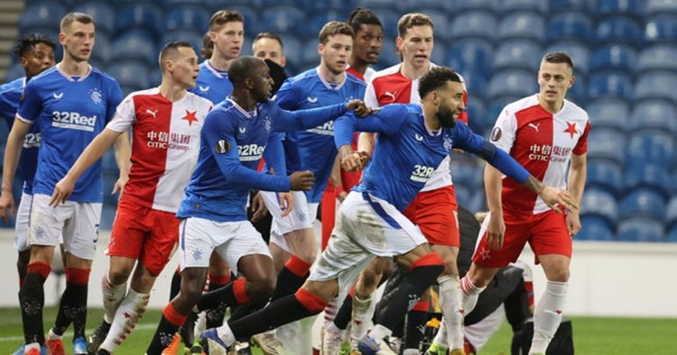 Rangers defender 'despises' Slavia and explains post-match actions