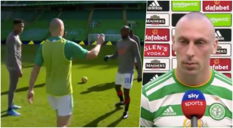 Scott Brown praised for pre-match gesture to Rangers player Glen Kamara - Pundit Arena