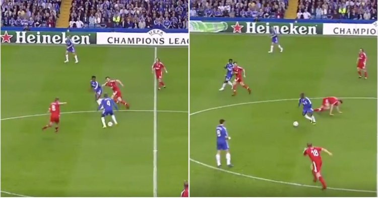 Claude Makelele making Steven Gerrard forget how to stand up will always be funny