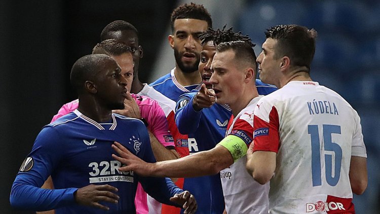 Rangers-Slavia racism row: UEFA ban player