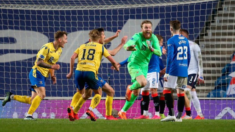 St Johnstone keeper Clark scores and saves two penalties to dump Rangers out of cup