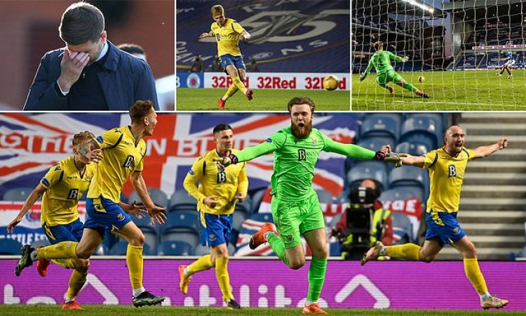 Rangers 1-1 St Johnstone (2-4 on pens AET): Goalkeeper Clark is hero