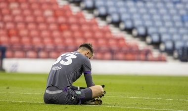 Hibs penalty save goalkeeper Matt Macey expects reaction after 'heart-breaking' Scottish Cup final defeat