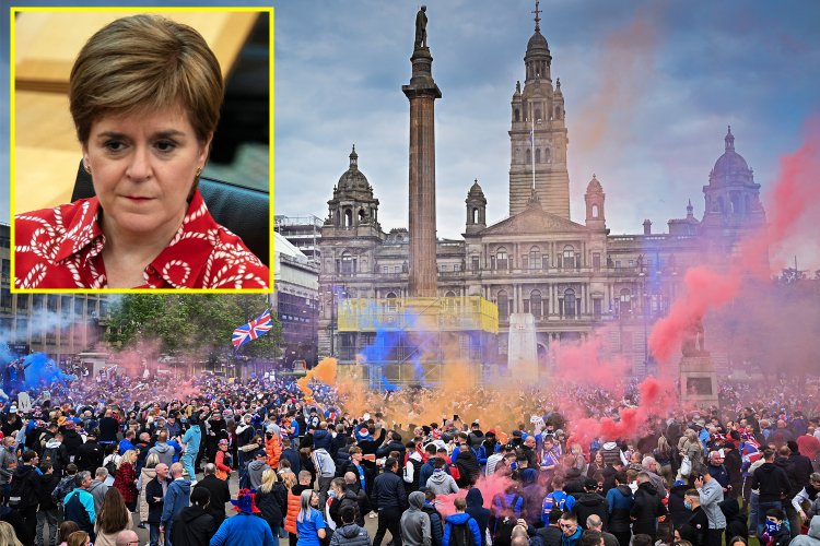 Rangers fan 'missing half a hand' after firework blew up as celebrations condemned