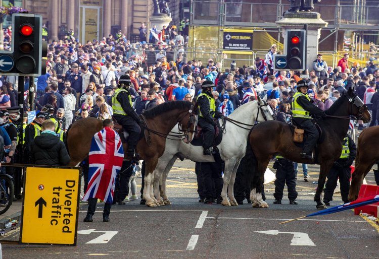 Rangers FC say 'small minority' of fans have 'besmirched' club's name following violent scenes