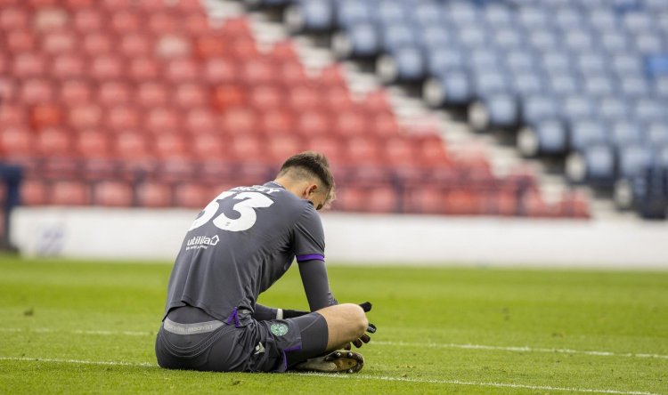 Hibs penalty save goalkeeper Matt Macey expects reaction after 'heart-breaking' Scottish Cup final defeat